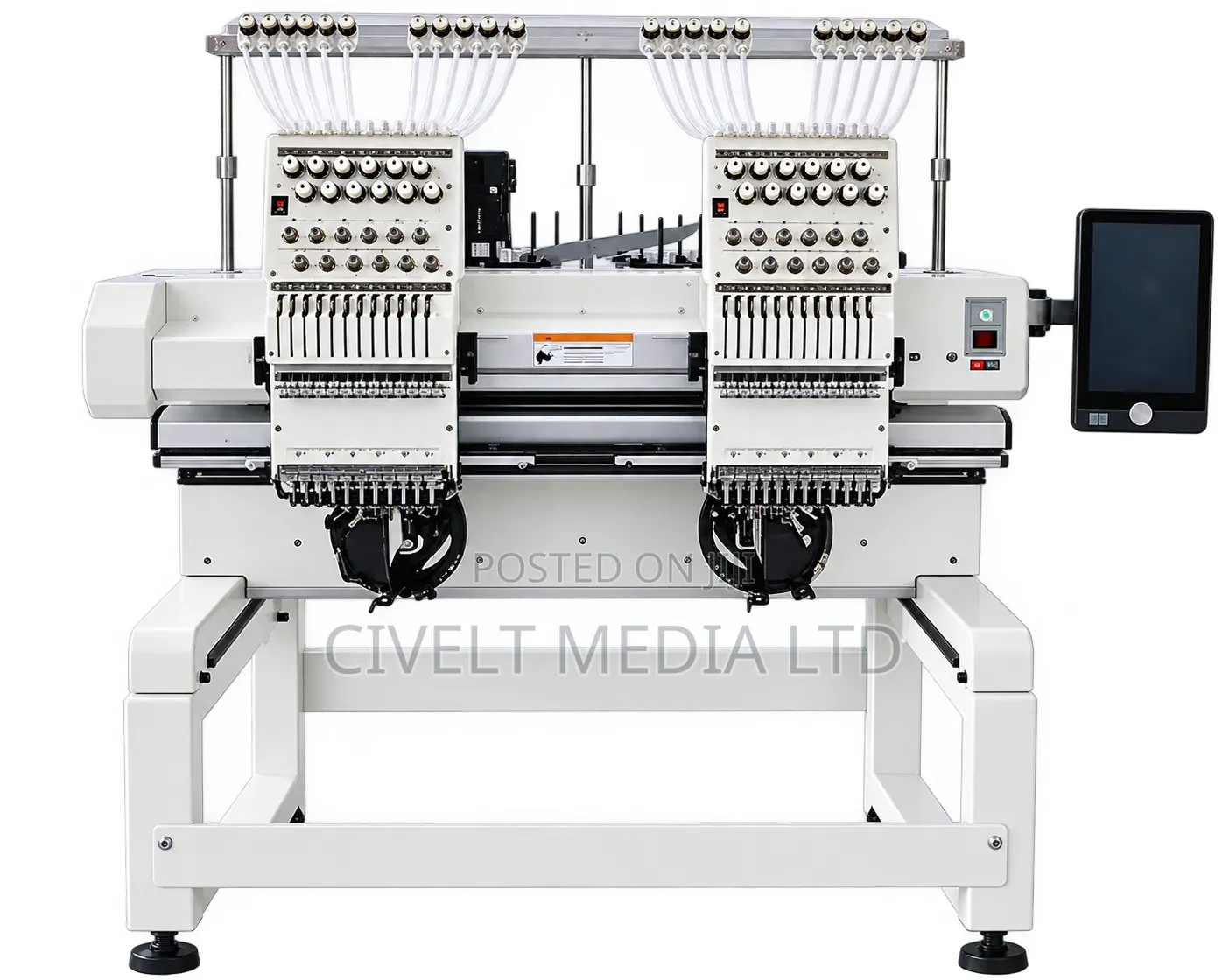 2 Head Embroidery Machine 400x500