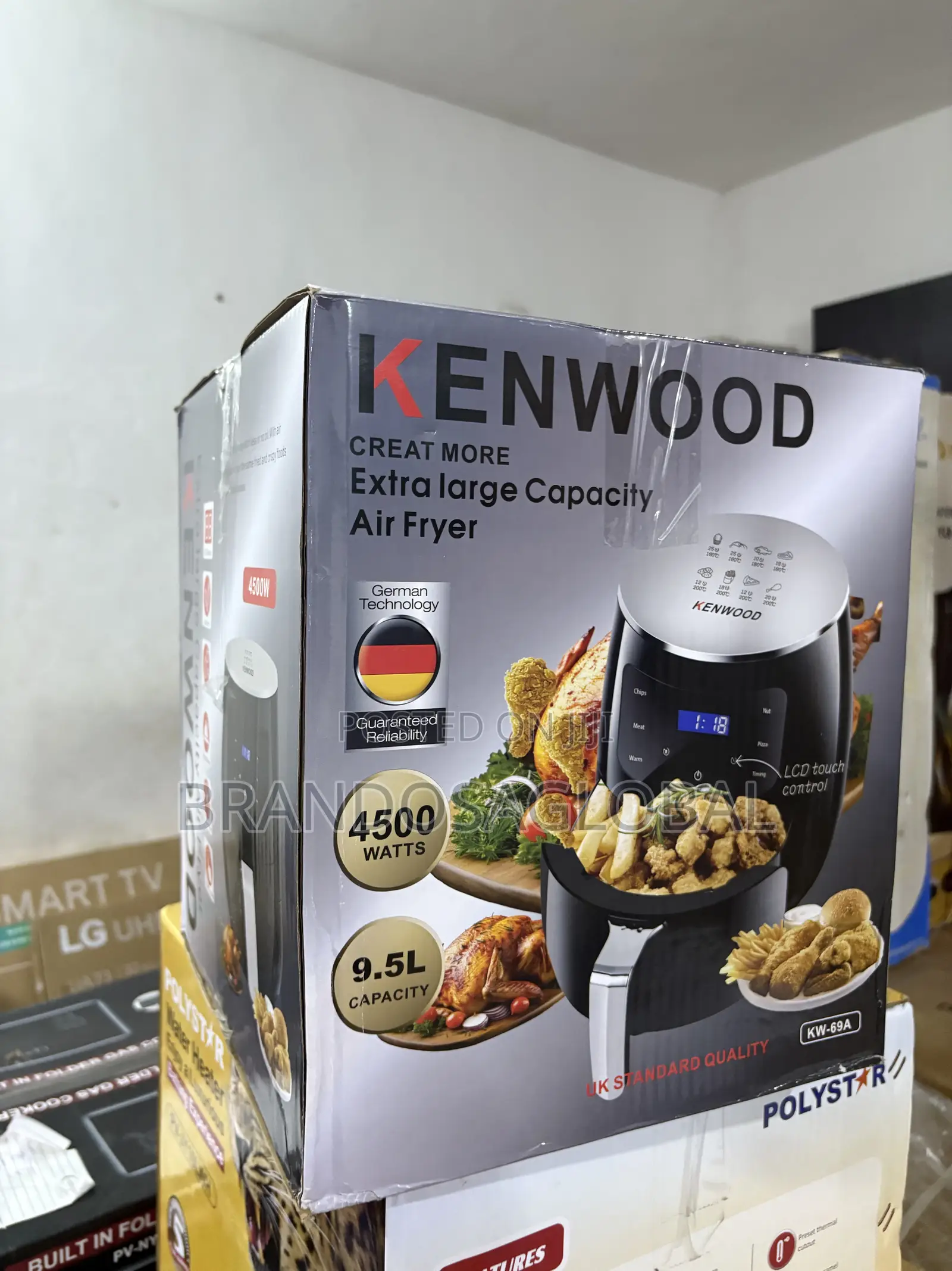Kenwood 9.5L Large Air Fryer Cooker