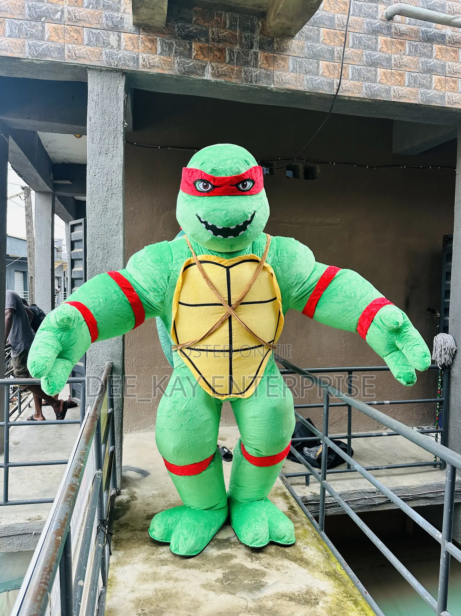 Inflatable Tortoise Mascot Costume
