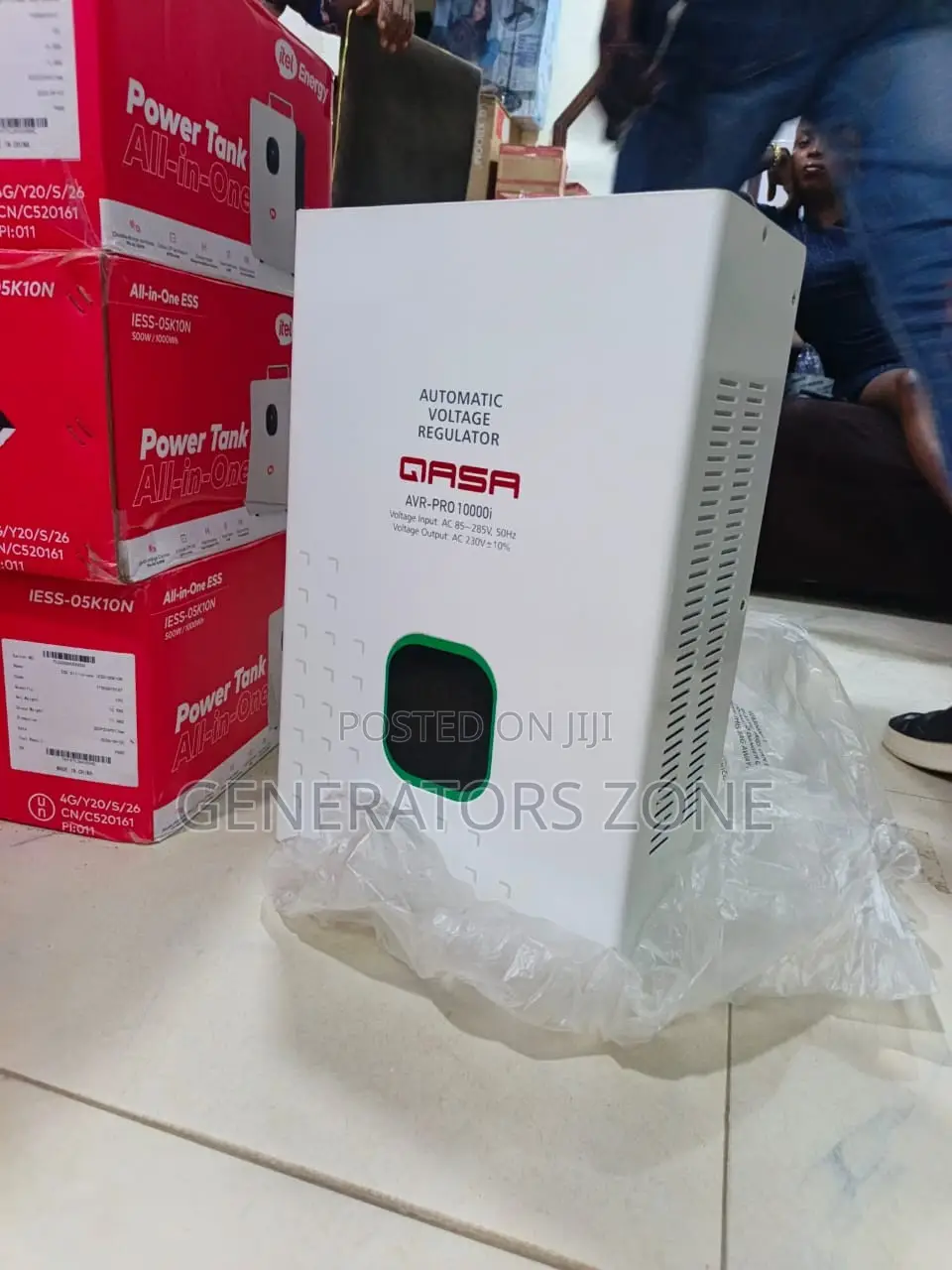 QASA 10KVA AVR Automatic Voltage Regulator Wall Stabilizer