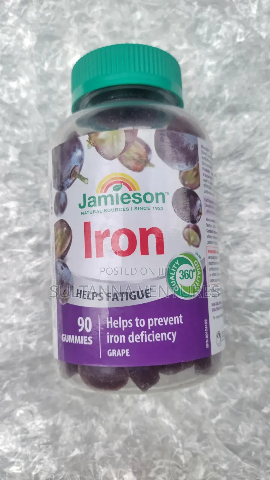 Jamieson Iron Gummies (90 Gummies)