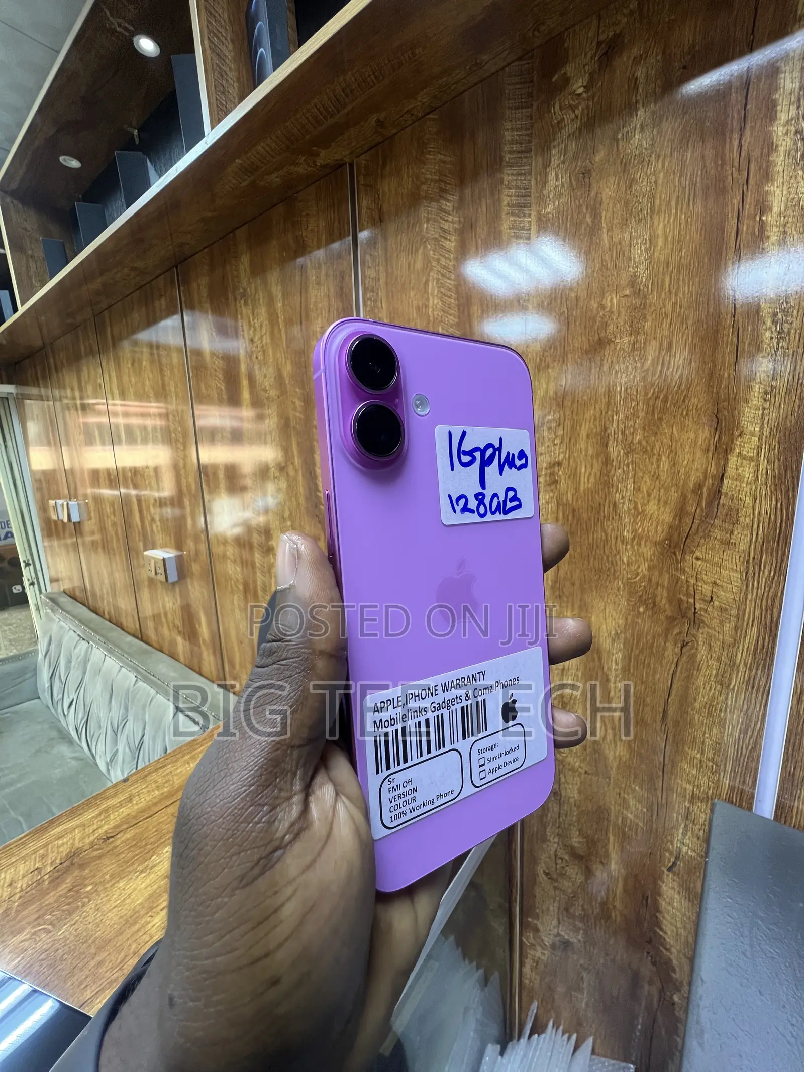 Apple iPhone 16 Plus 128 GB Pink