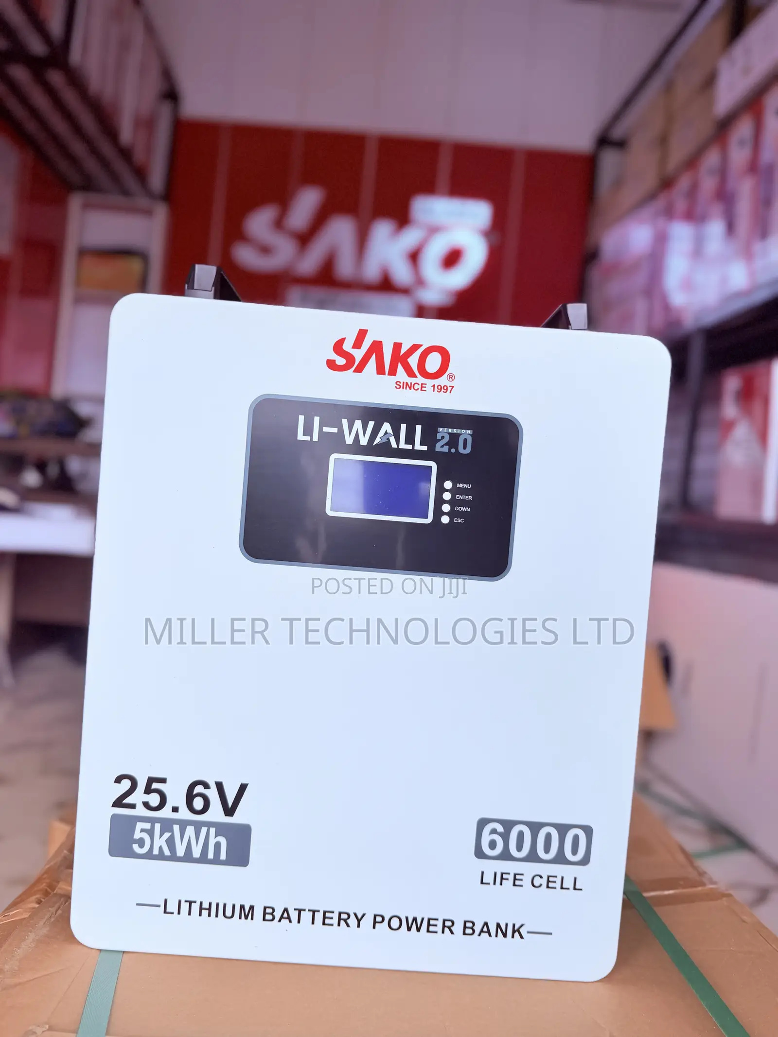 Original SAKO 5kWh 24V Li-Wall Battery – SK-25.6V200Ah
