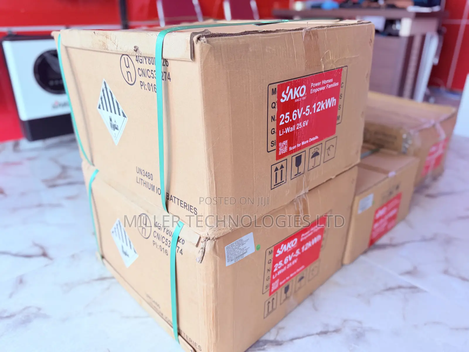 5kWh 24V SAKO Li-Wall Solar Storage Battery – SK-25.6V200Ah