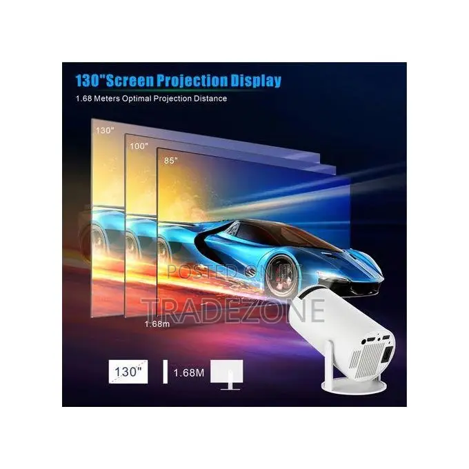 HY300 PRO Smart Projector Android 11.0 Portable Projector
