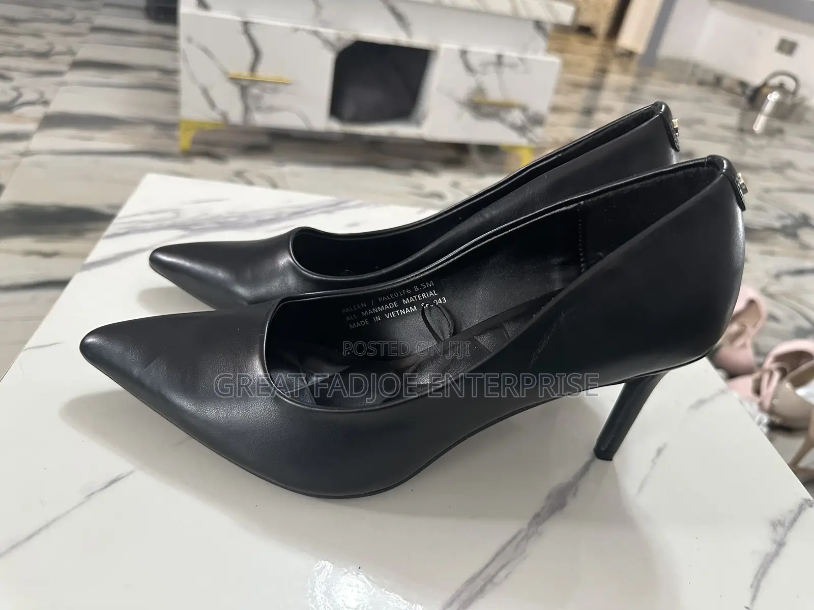 Classic Black Pointed-Toe Pumps