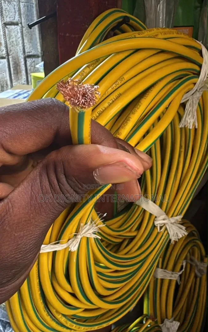 70mm Single Core Flexible Earth Cable – Green/Yellow