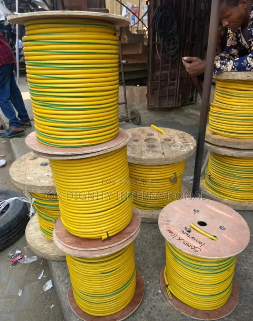 70mm Single Core Flexible Earth Cable – Green/Yellow