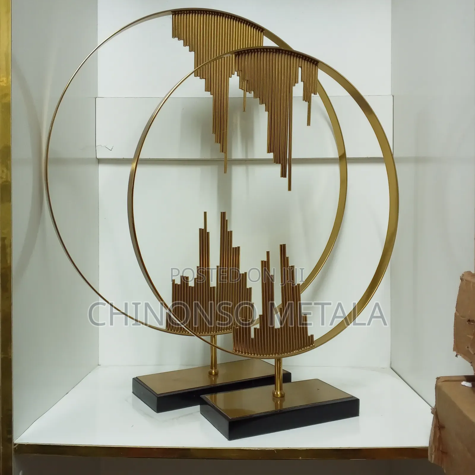 2in1 High Quality UK Metal Marble Decor