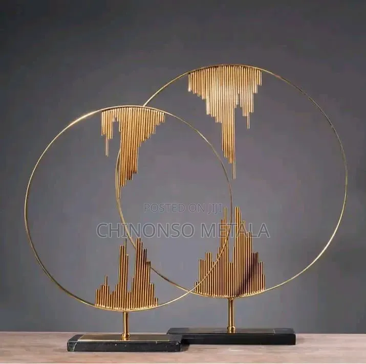 2in1 High Quality UK Metal Marble Decor