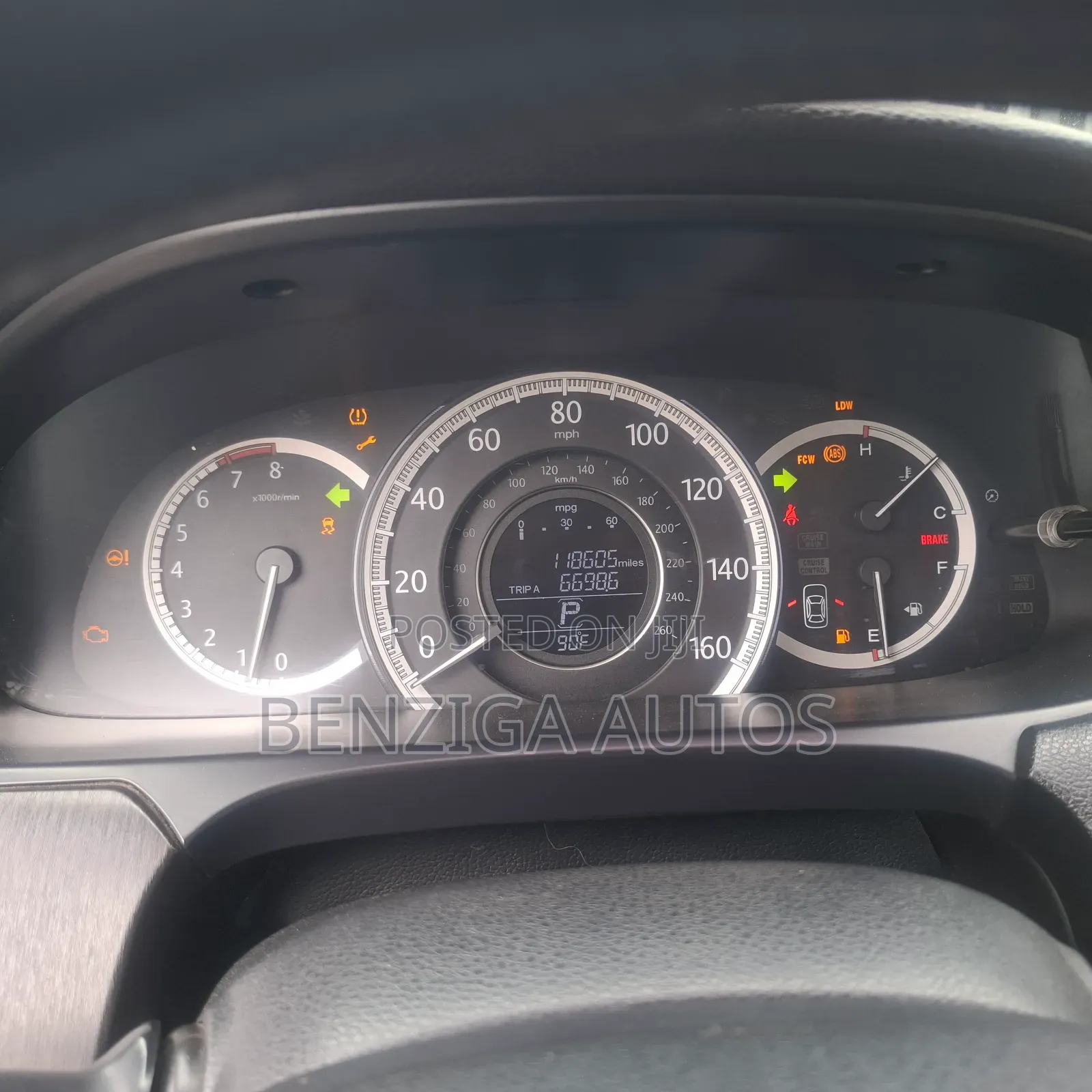 Honda Accord 2013 White