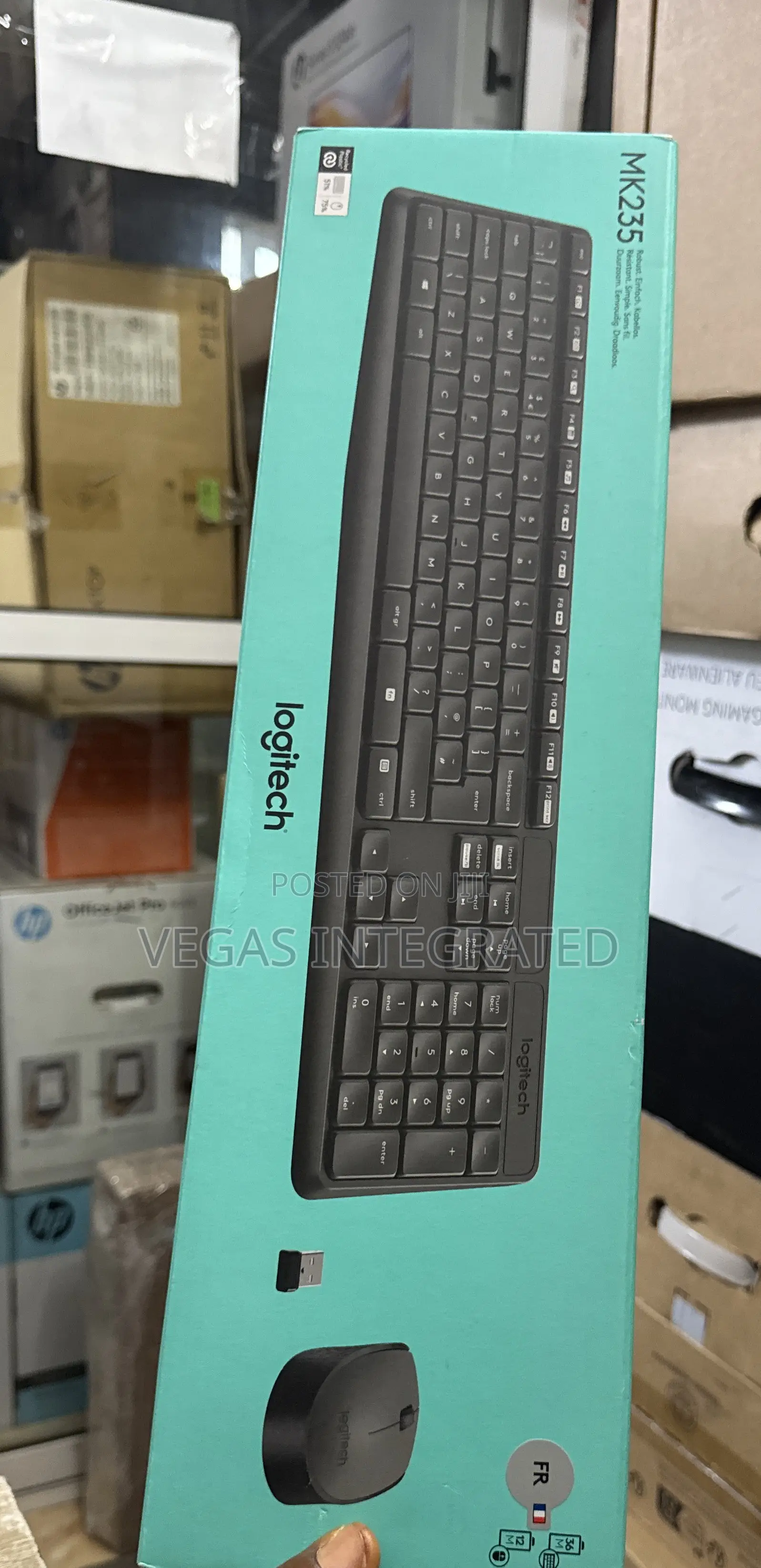 Logitech MK235 Durable Wireless Keyboard and Mouse Combo