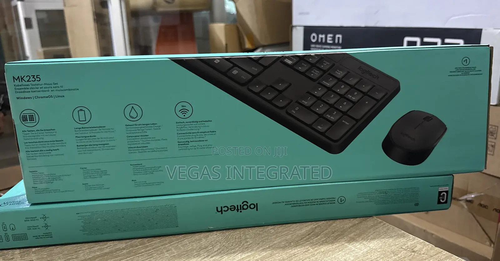 Logitech MK235 Durable Wireless Keyboard and Mouse Combo