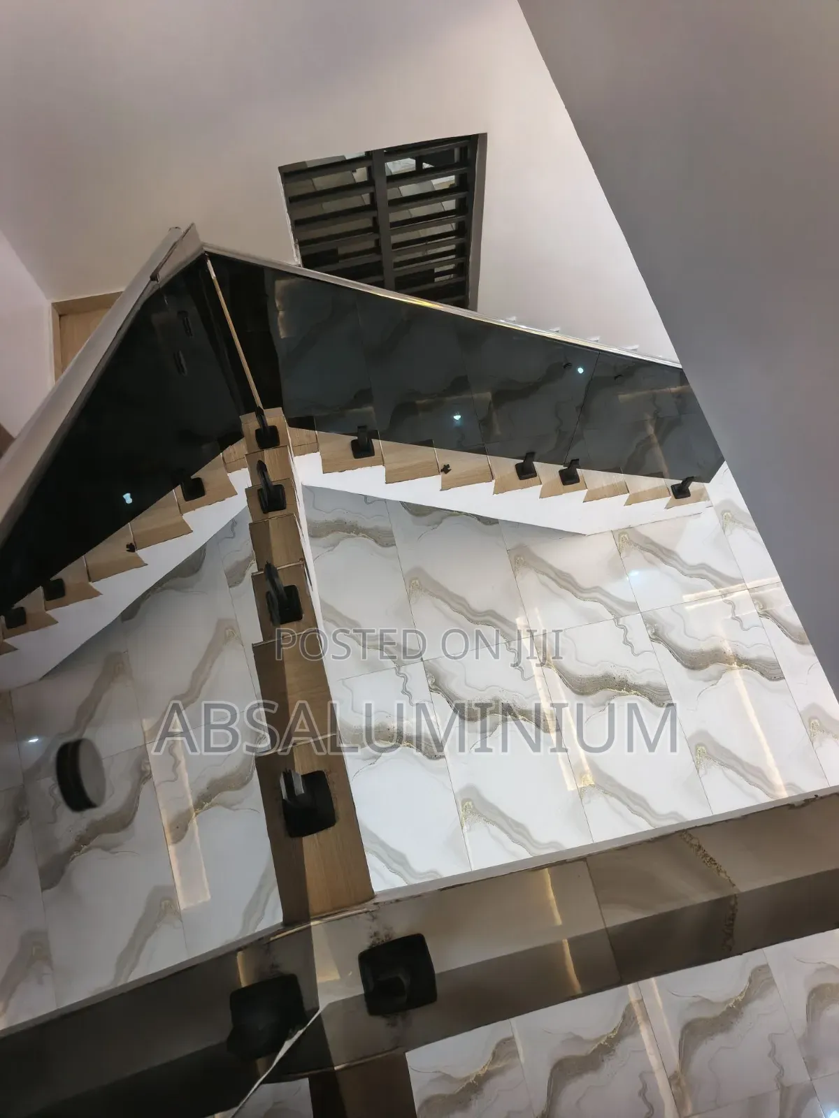 Glass Railings for the Staircase