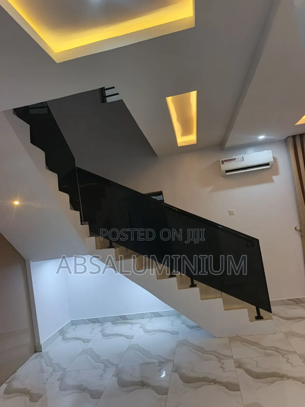 Glass Railings for the Staircase