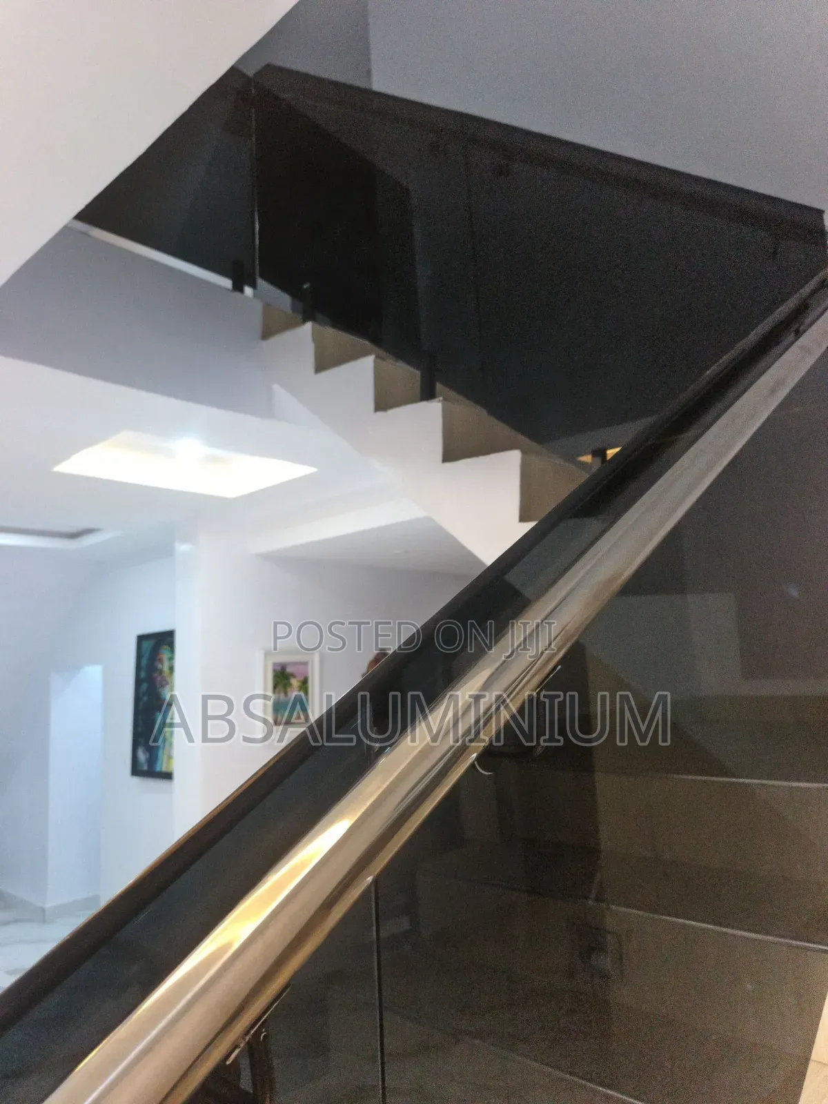 Glass Railings for the Staircase