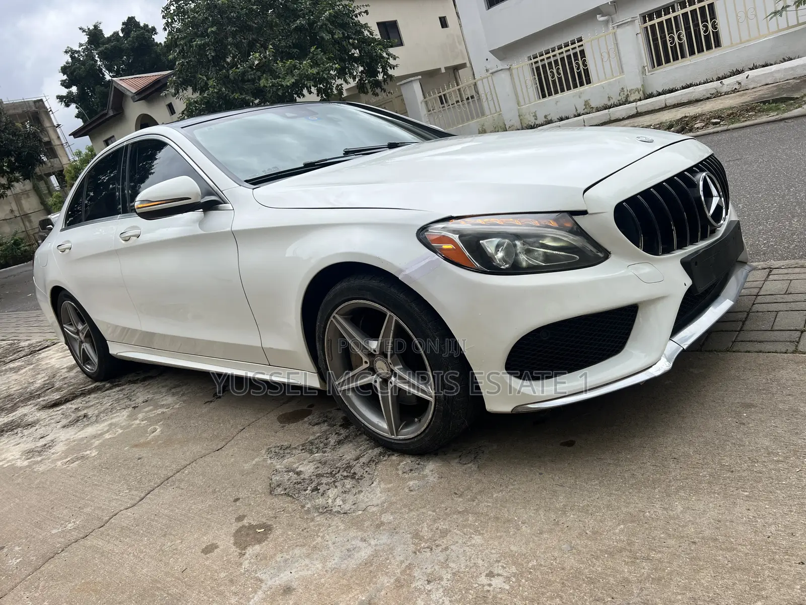 Mercedes-Benz C300 Luxury 4Matic Sedan AWD (2.0L 4cyl 7A) 2016 White