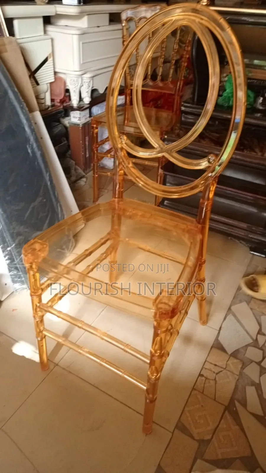 Quality Imported Unique Outdoor Event Chair.