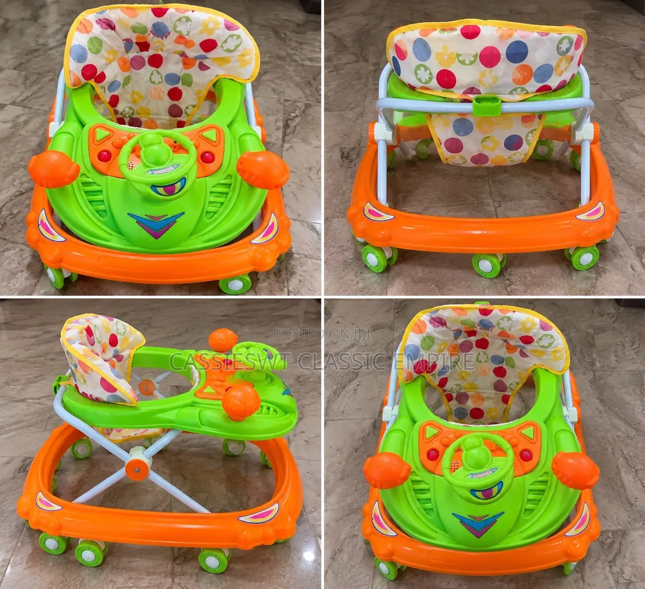 Baby Walker / Musical Baby Walker – Adjustable Fun