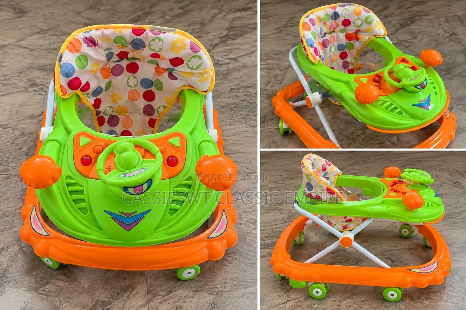 Baby Walker / Musical Baby Walker – Adjustable Fun
