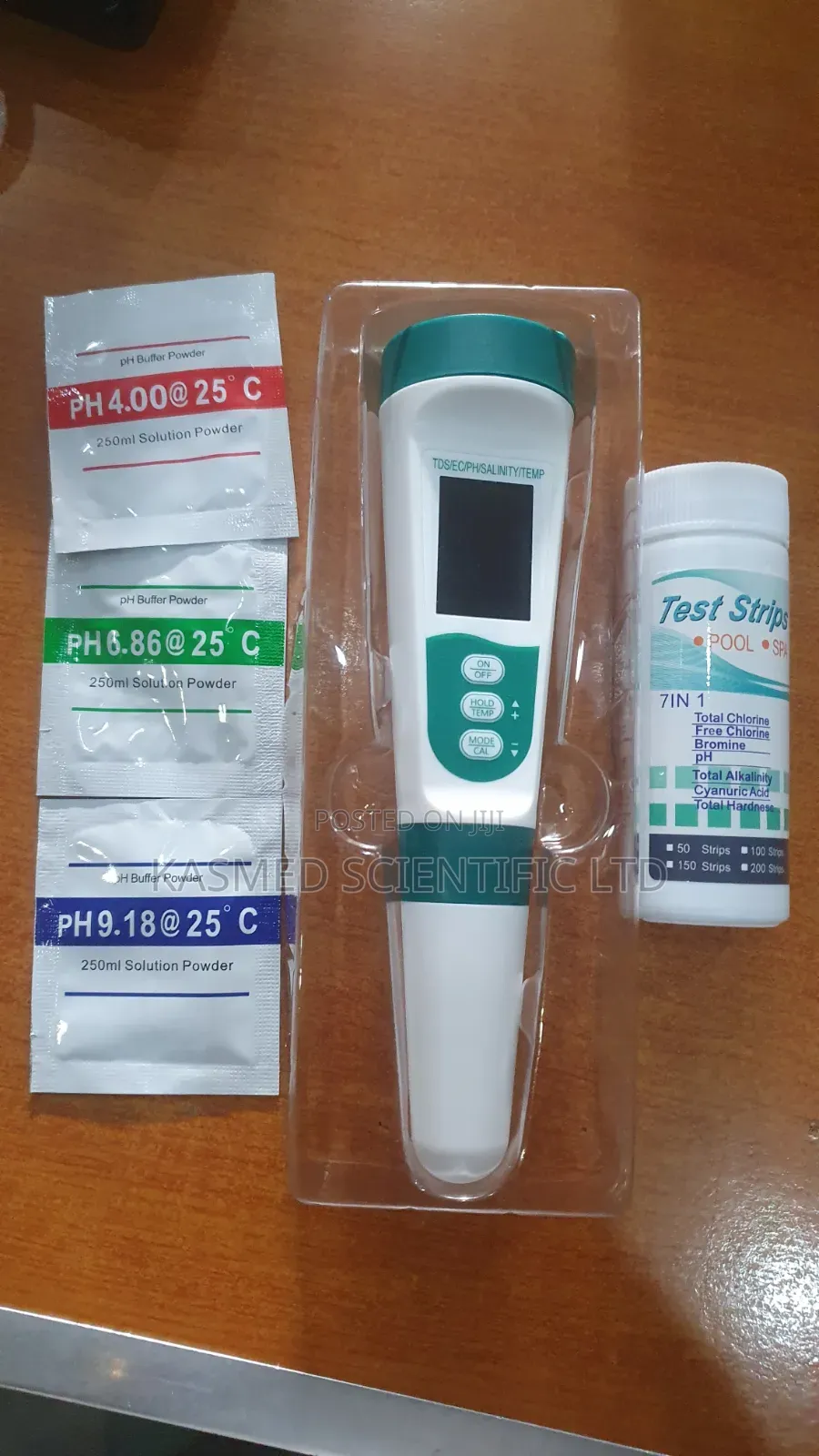 7 in 1 Digital Water Quality Tester With 7in1 Strip Medical Laboratory