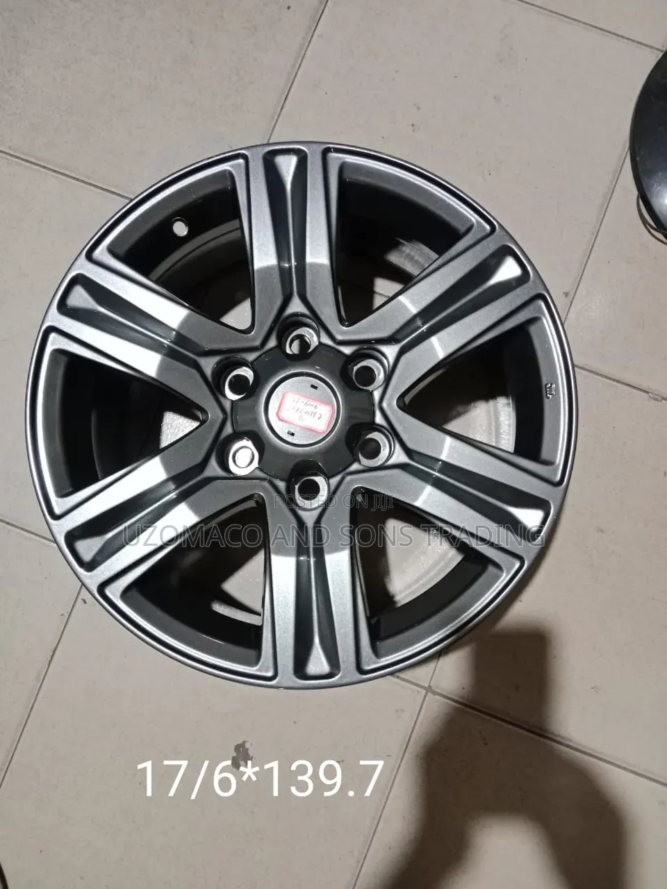 Toyota Hilux/L / Prado 17-Inch Alloy Rim -6*139 Machined Face