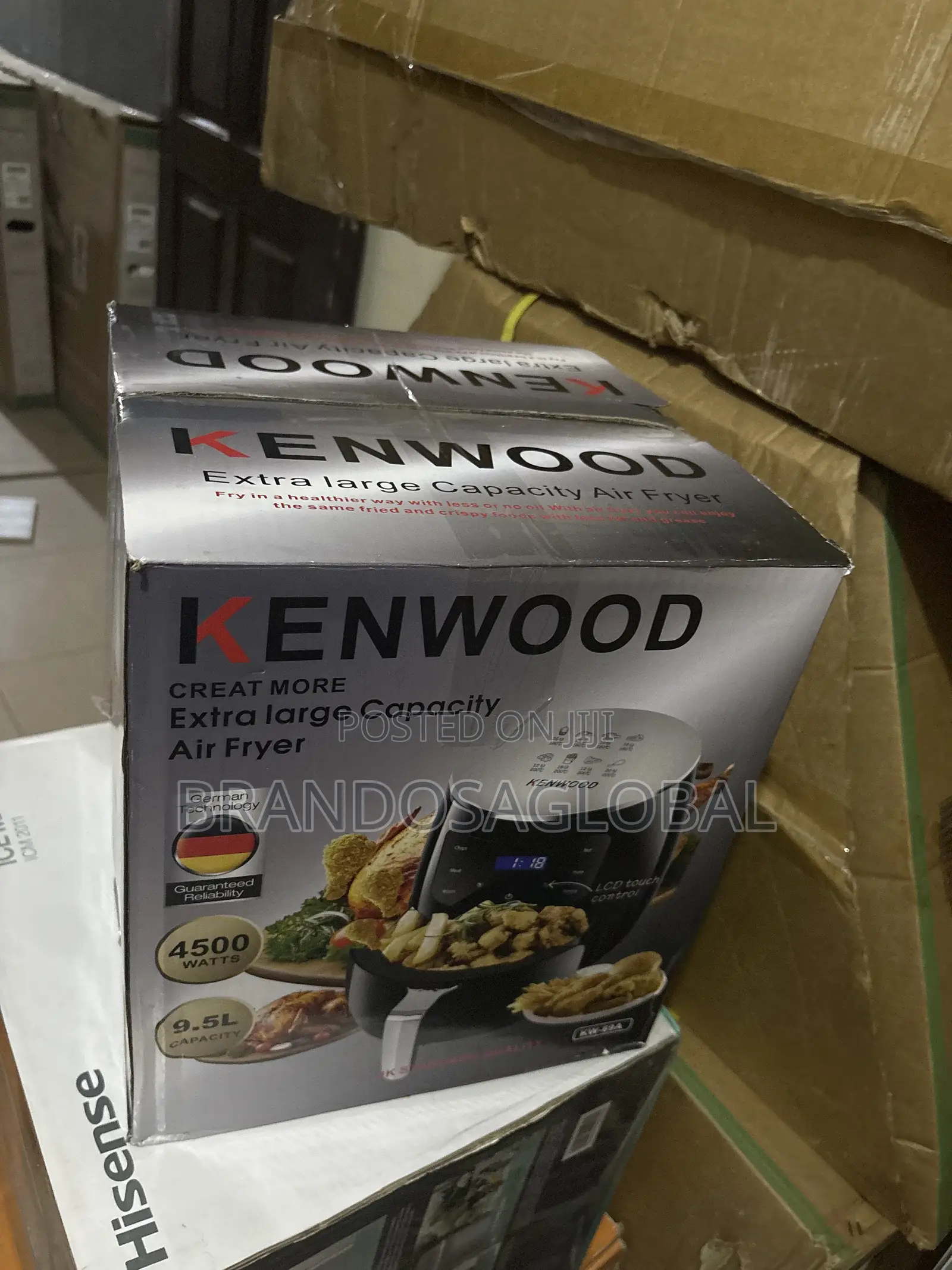 Genuine Kenwood Large 9.5L Air FryerKIT