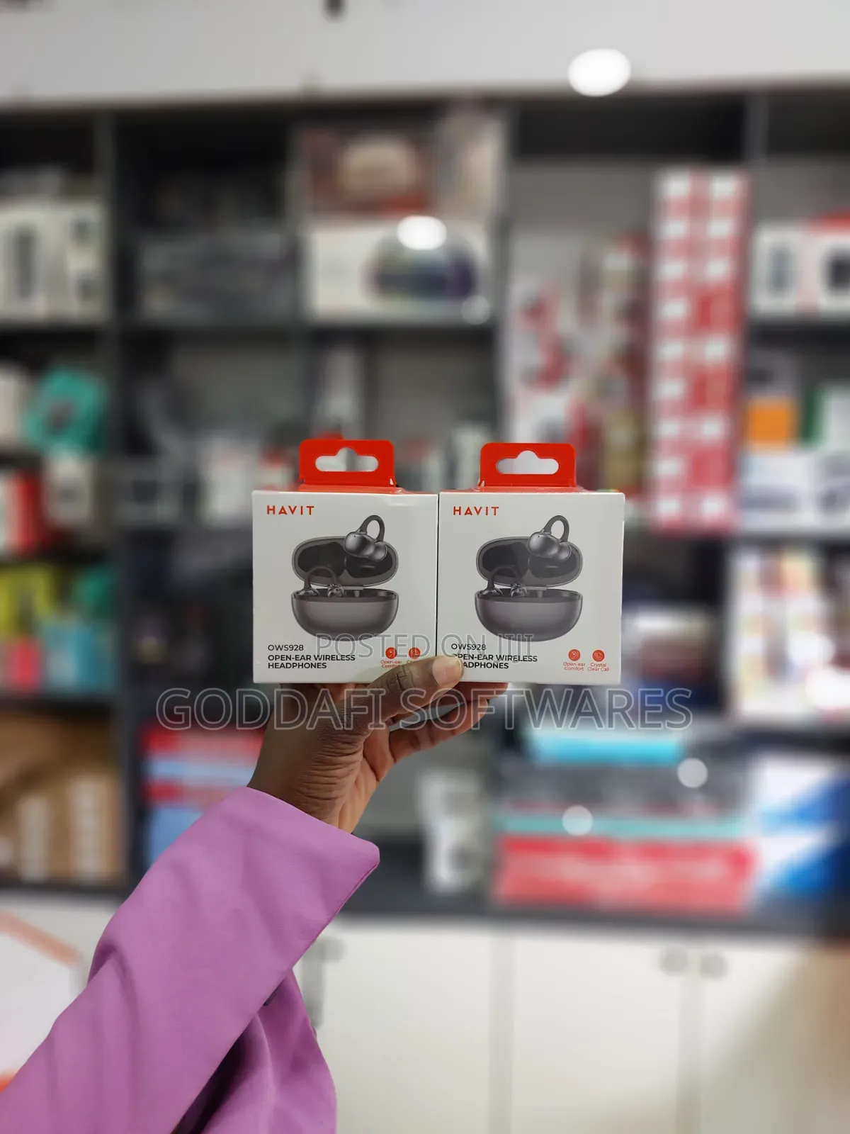 Havit Ows928 Open-Ear Wireless Headphones | Goddafi Stores