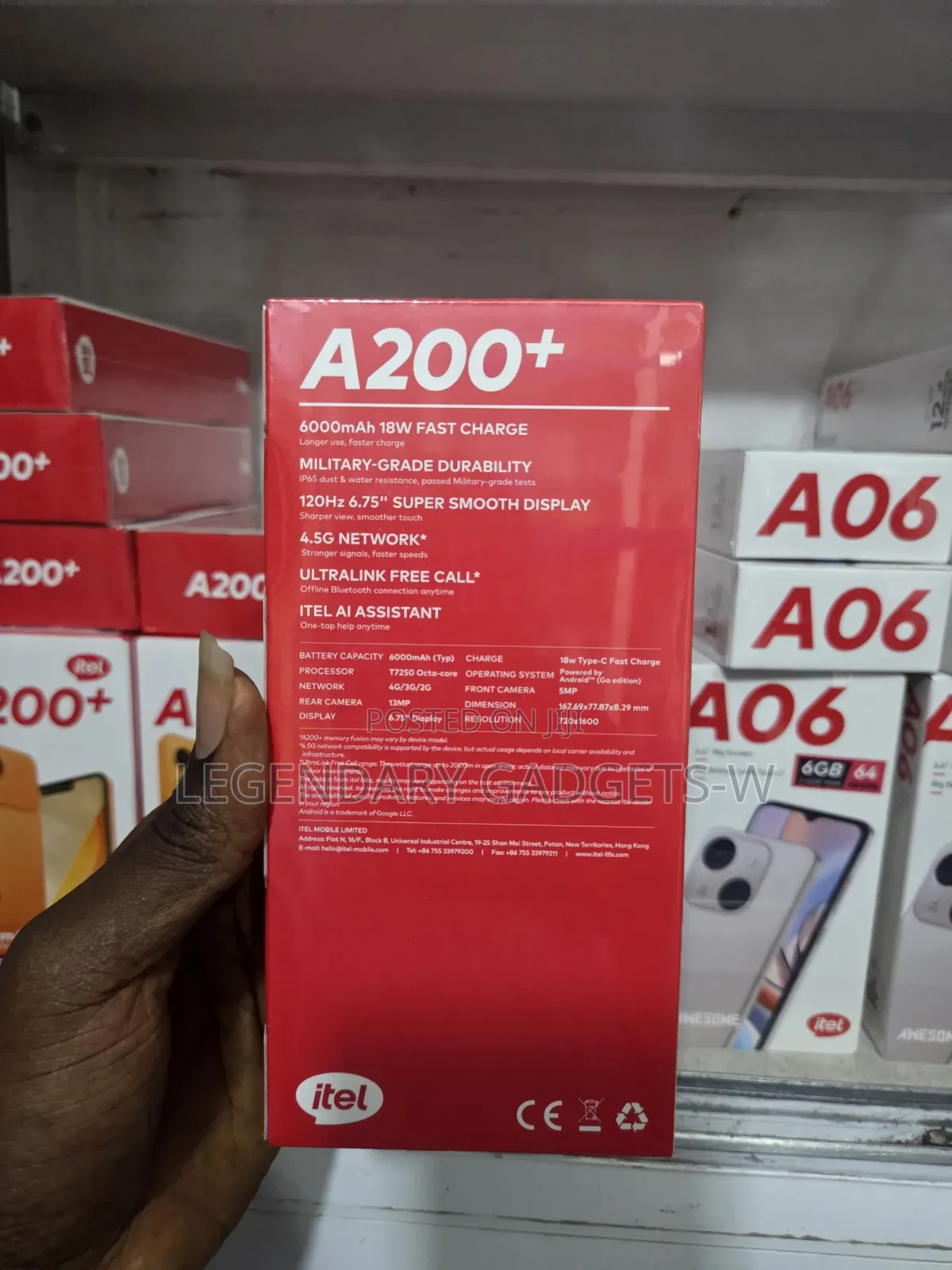 New Itel A200+ 64 GB