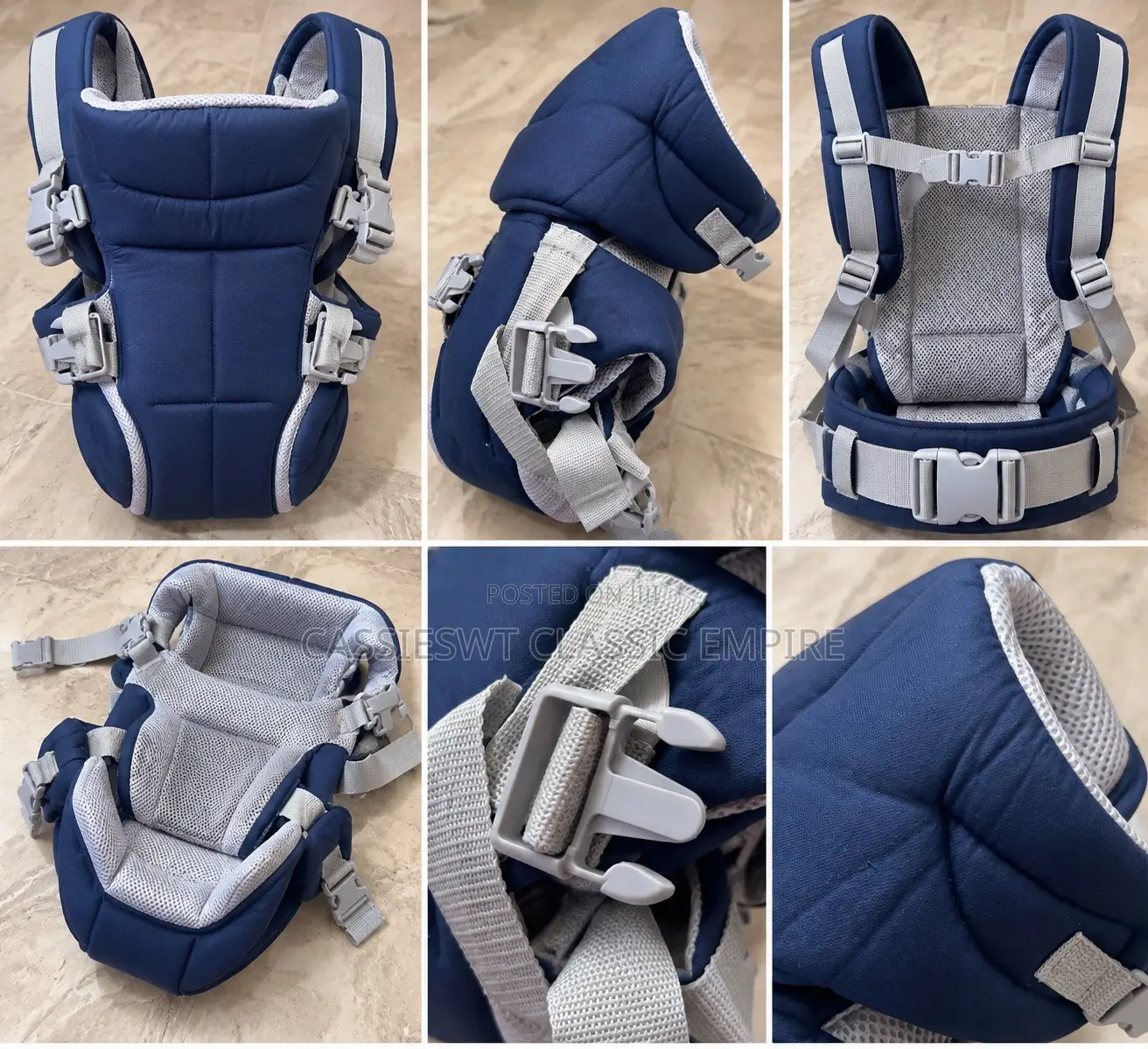 Baby Carrier– Comfortable Padded Infant Carrier With Adjustable Straps
