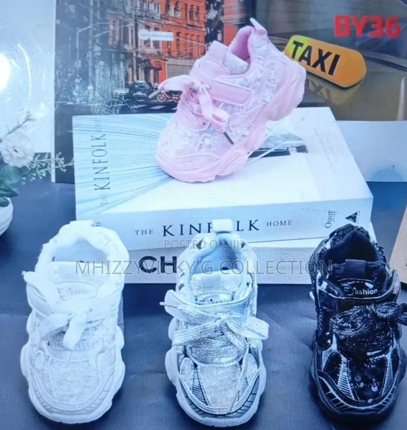 Toddler Girls Chunky Glitter Bowknot Sneakers