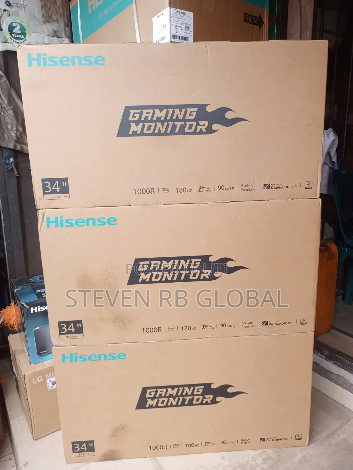 Hisense 34” WQHD Curved Gaming Monitor | Mon34g6k-Pro