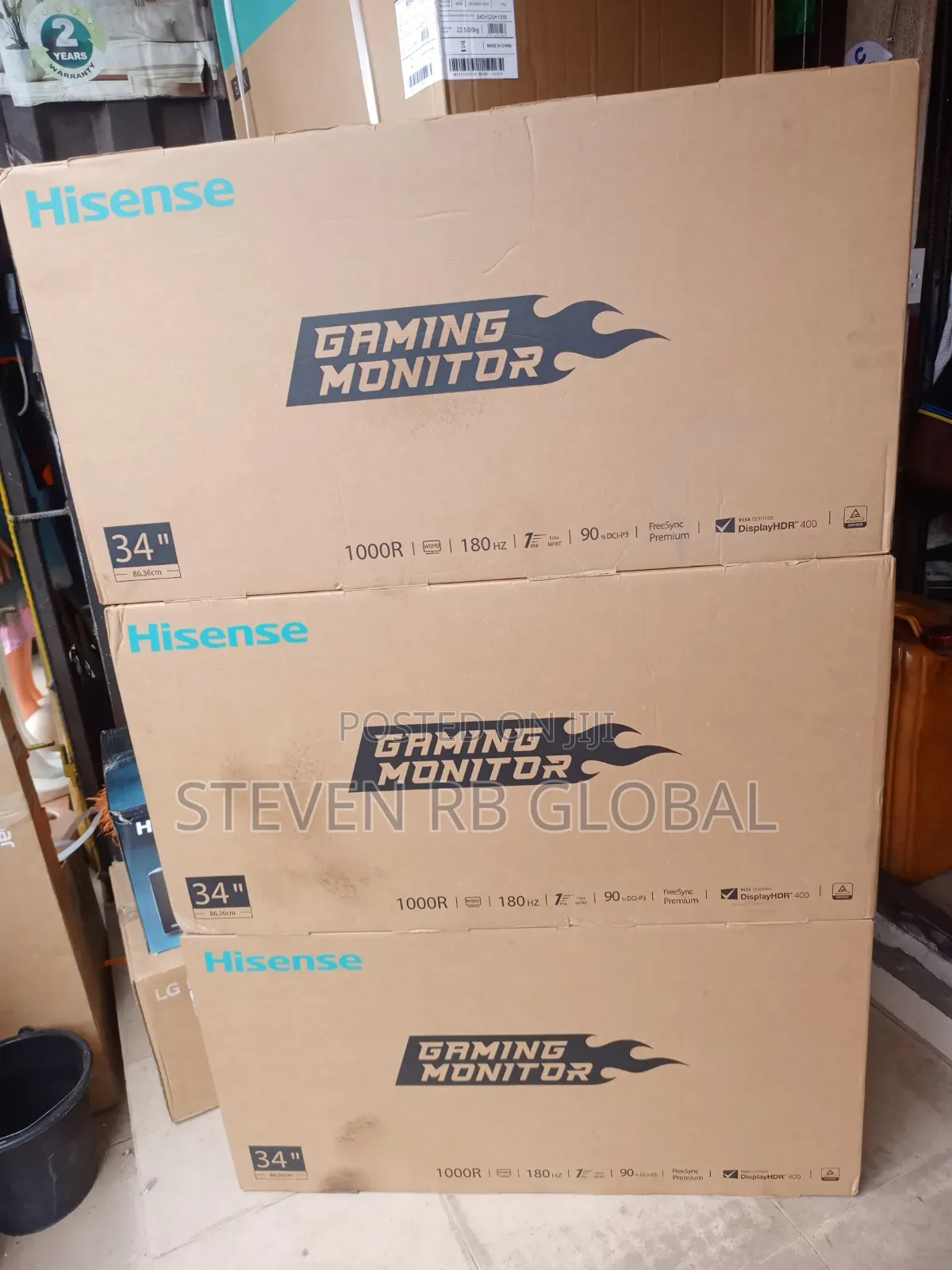 Hisense 34” WQHD Curved Gaming Monitor | Mon34g6k-Pro
