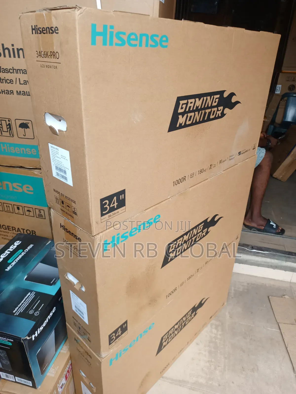 Hisense 34” WQHD Curved Gaming Monitor | Mon34g6k-Pro