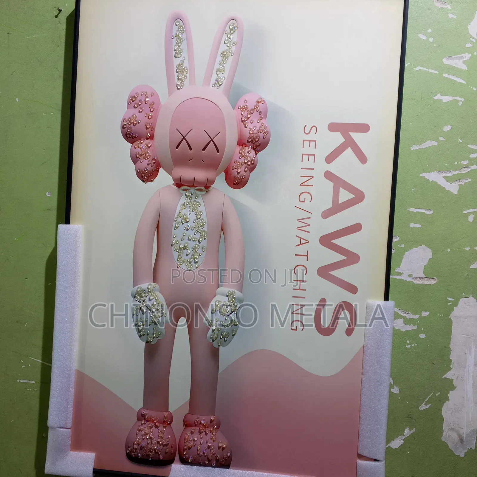 Acrylic Kaws Frame and Artworks