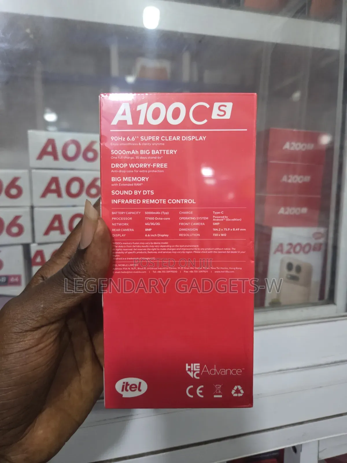 New Itel A100C 64 GB