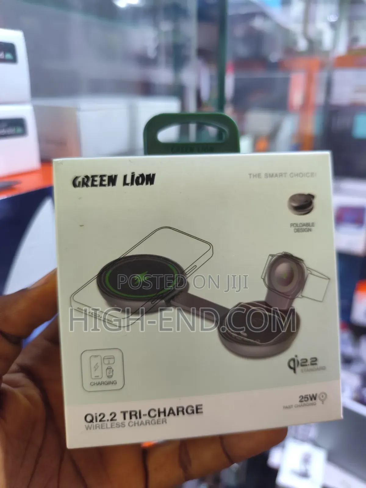 Green Lion Qi2.2 Tri-Charge 25w Wireless Fast Charger