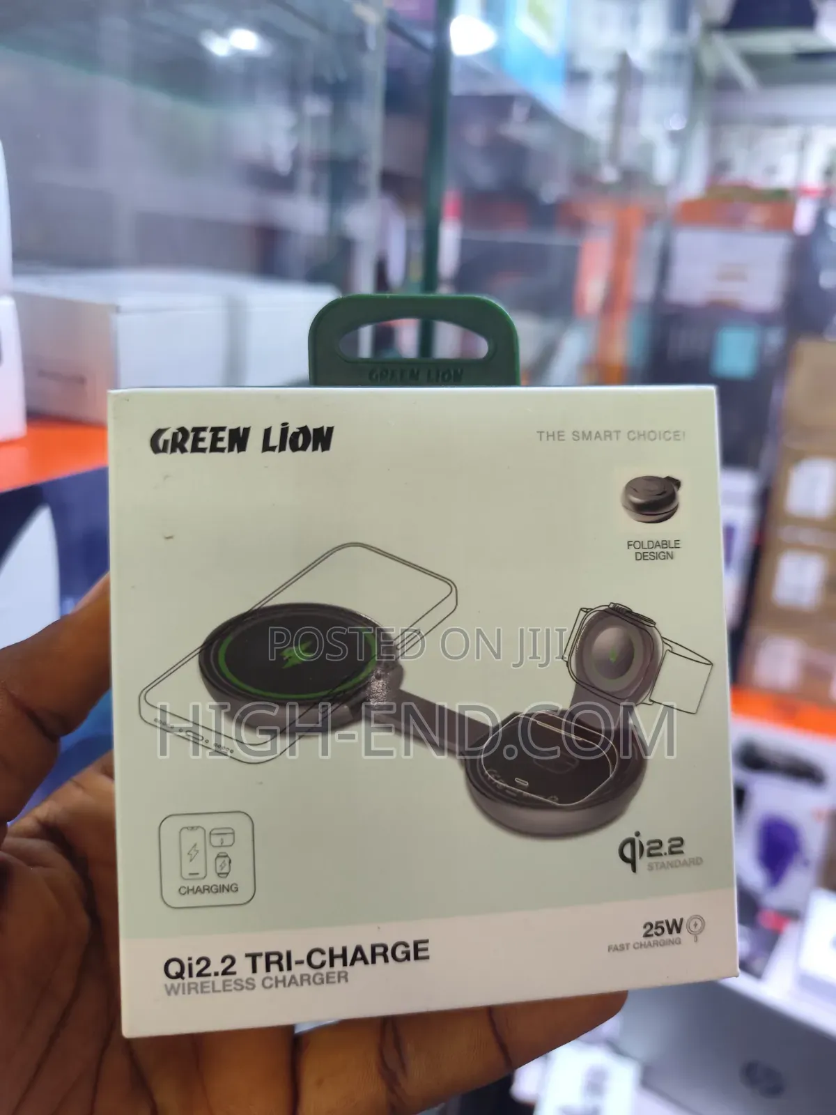 Green Lion Qi2.2 Tri-Charge 25w Wireless Fast Charger