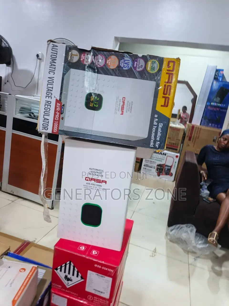 QASA 10KVA Automatic Voltage Guard Wall Stabilizer