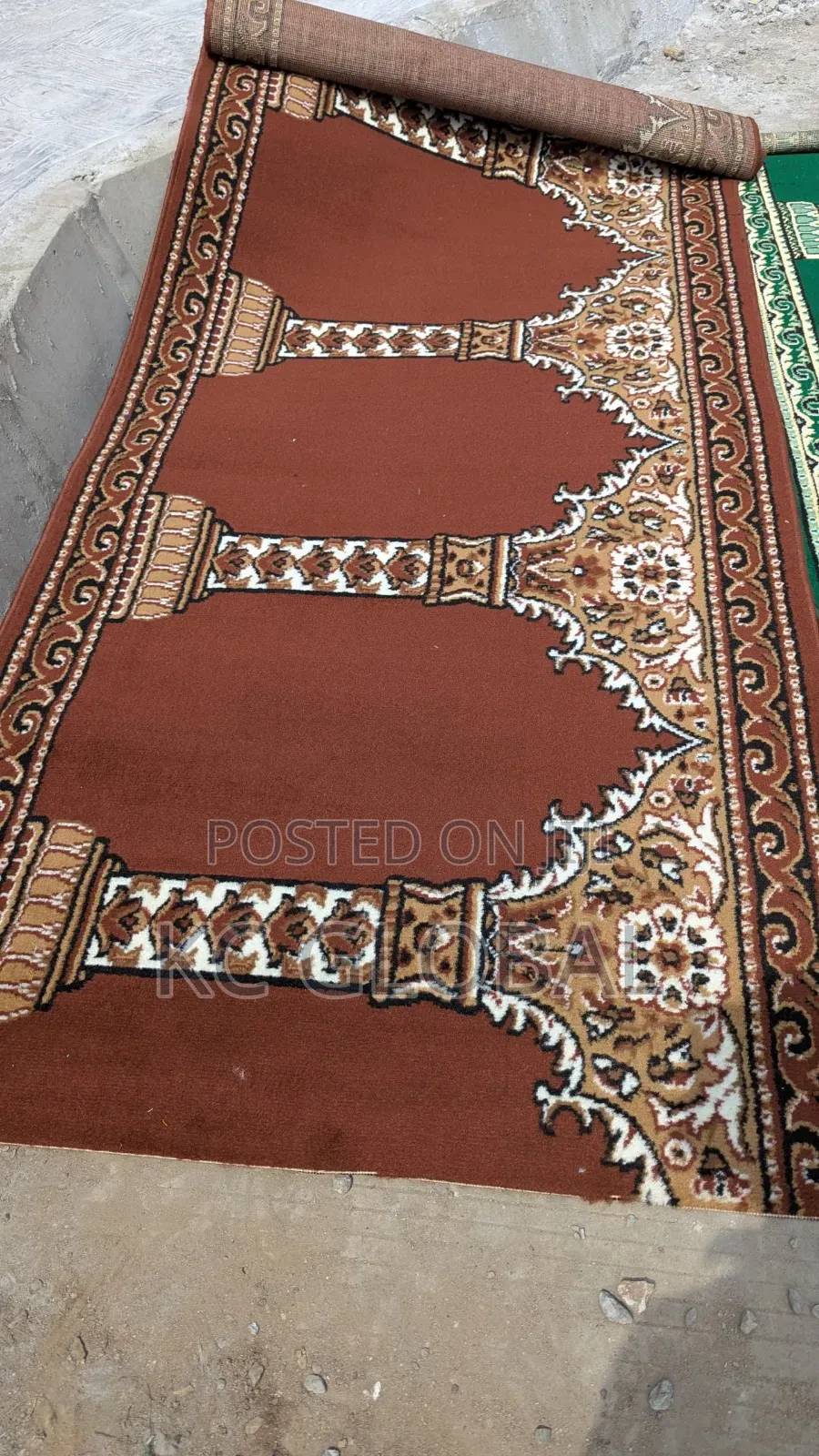 Mosque Rug VIP Available Red Green Brown