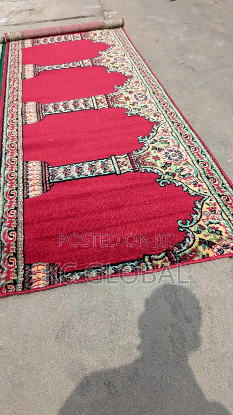 Mosque Rug VIP Available Red Green Brown