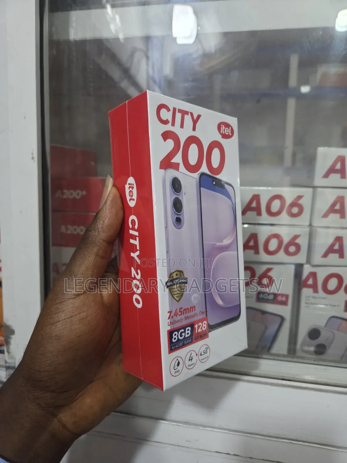 New Itel City 200 128 GB Black