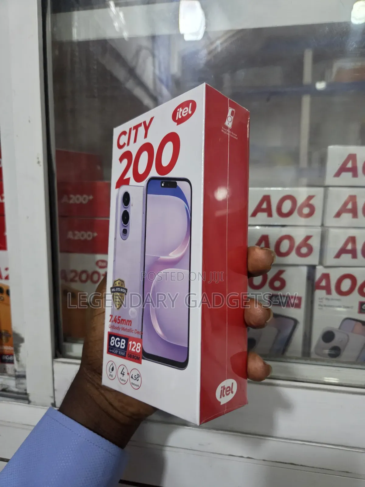 New Itel City 200 128 GB Black