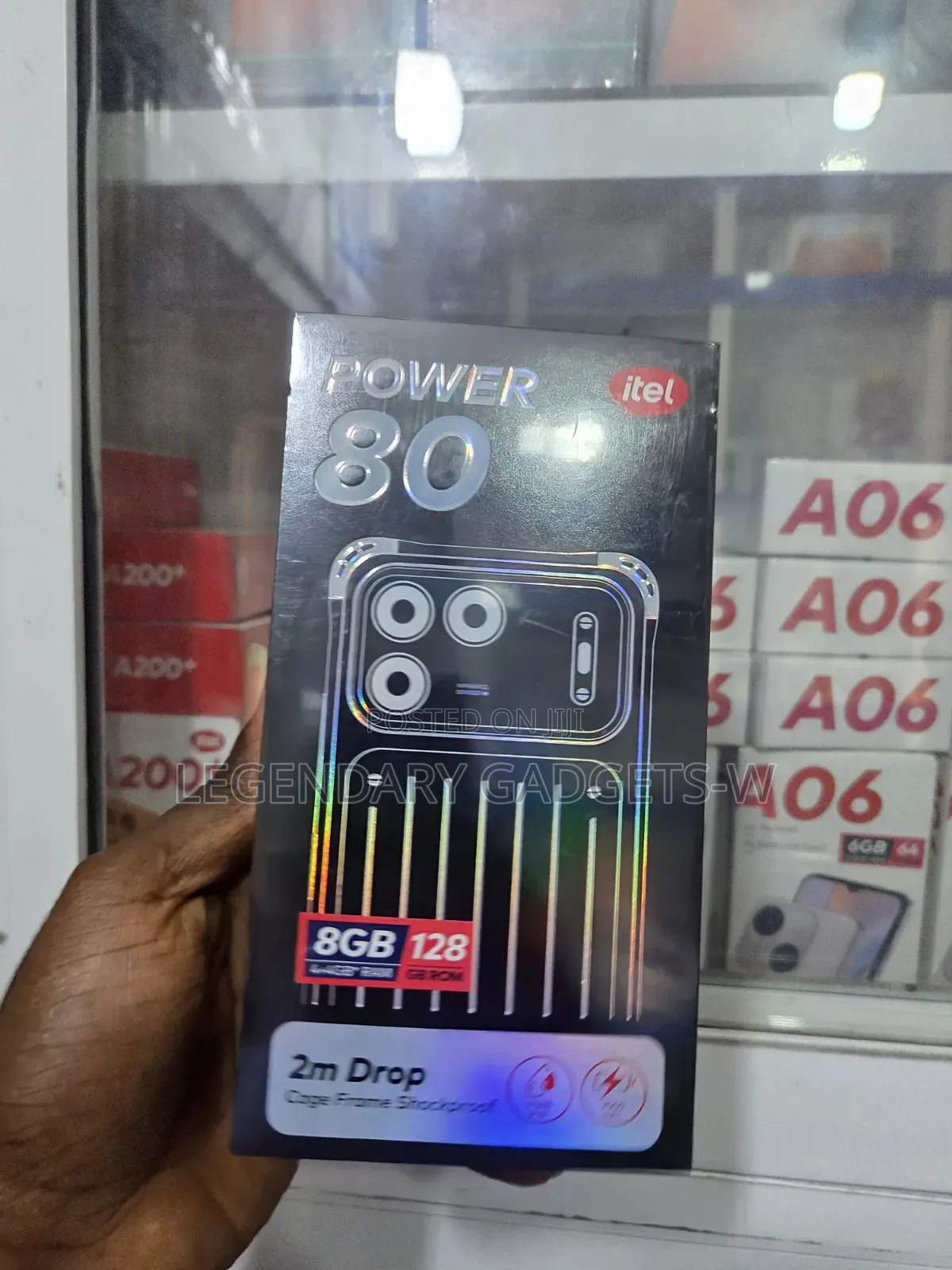 New Itel Power 80 128 GB Black