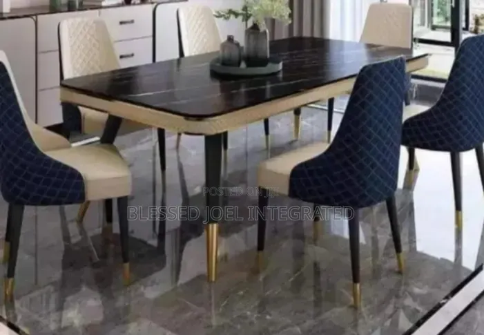 Marble Dining Table With 6 Chairs