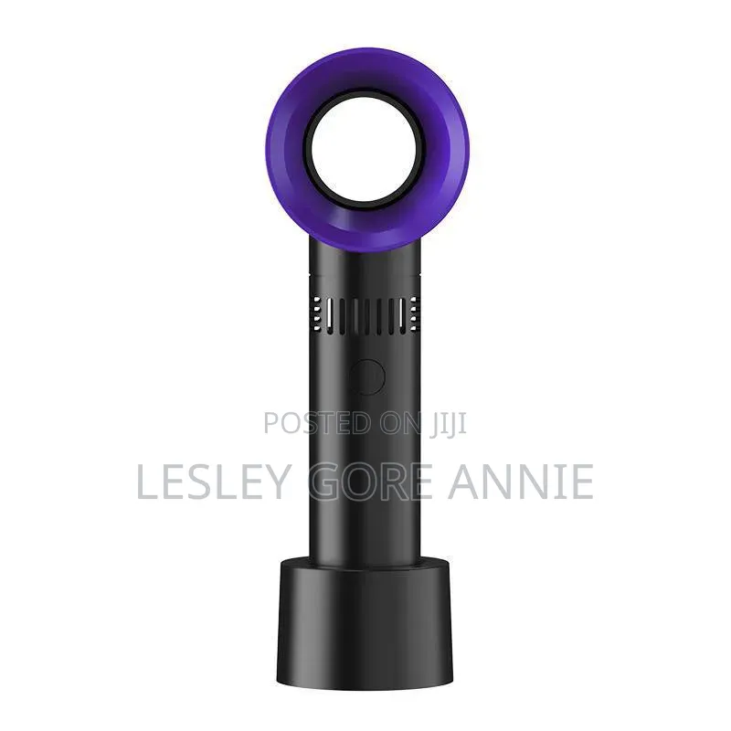 Rechargeable Bladeless Mini Hand Fan – Portable High Speed Fan