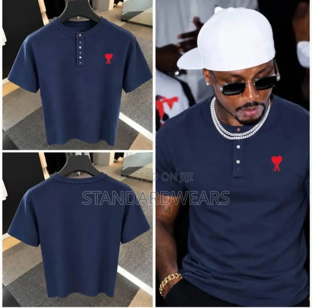 Premium Henley T-Shirt for Men, Soft Cotton Casual Wear