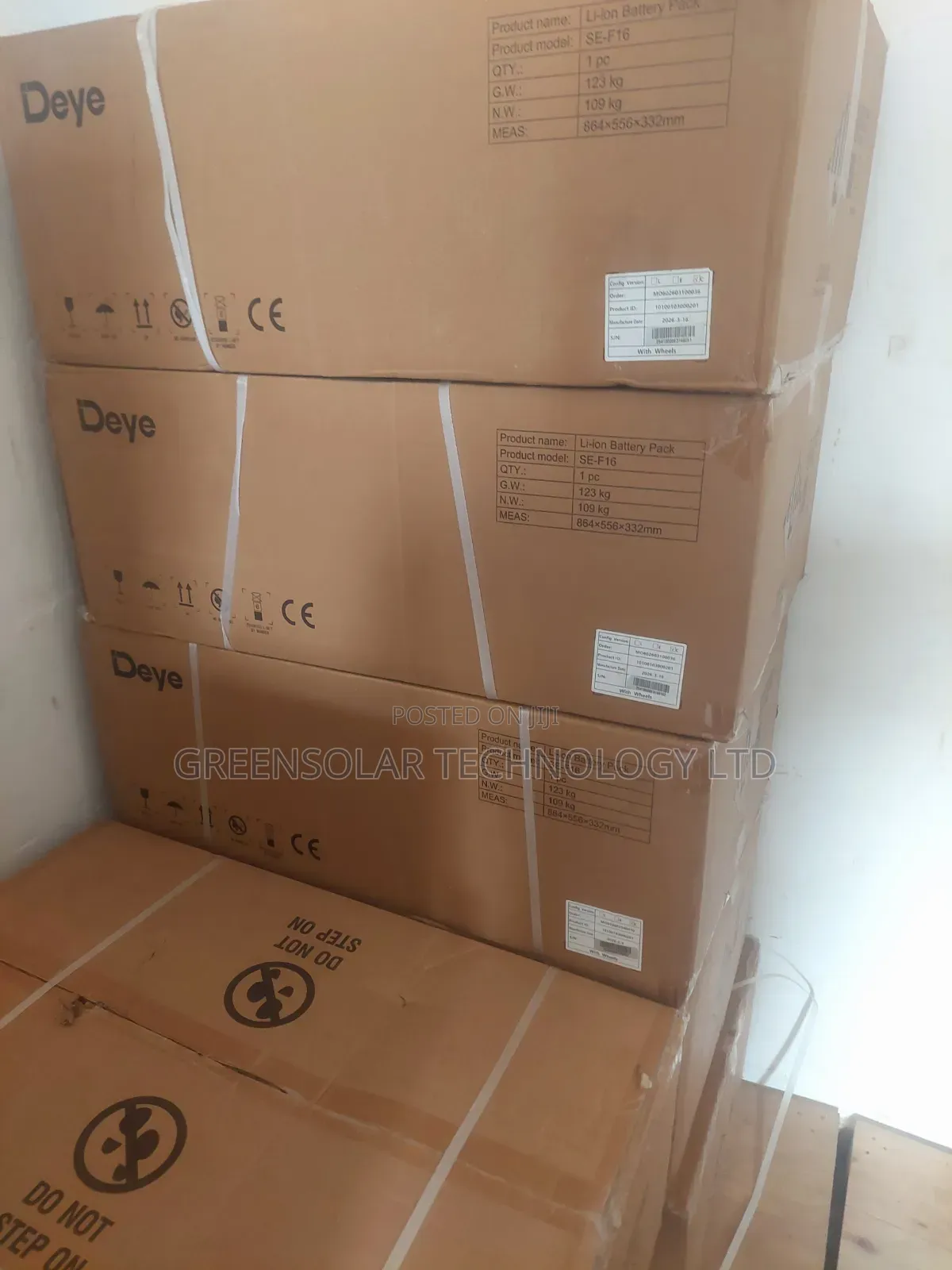 Deye 16kwh Lithium Battery Original SE-F16 L