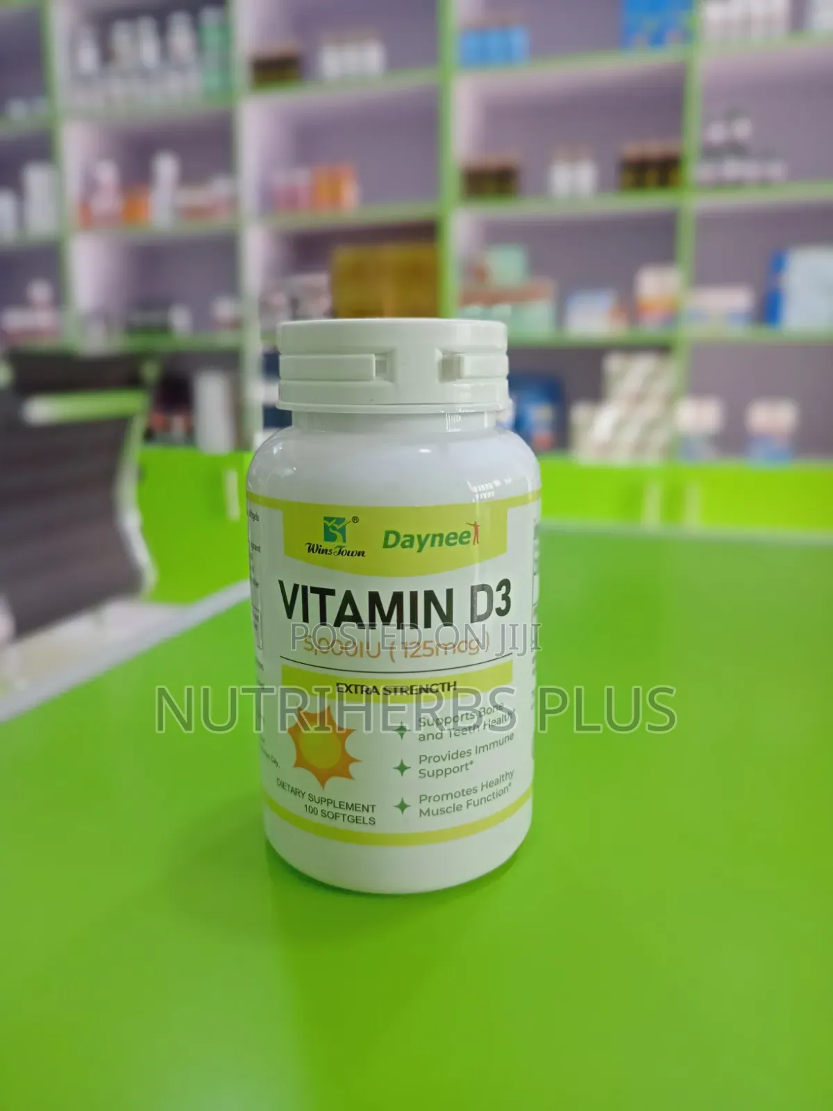 Daynee Vitamin D3 (For Bone,teeth,and Immune System Support)