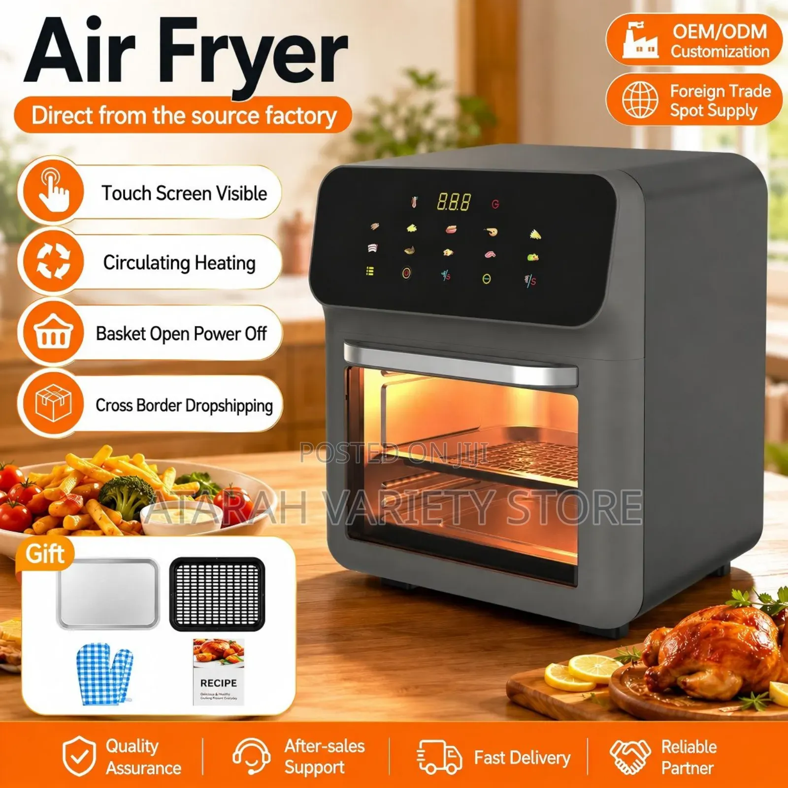 Jonno 15L Large Capacity Air Fryer
